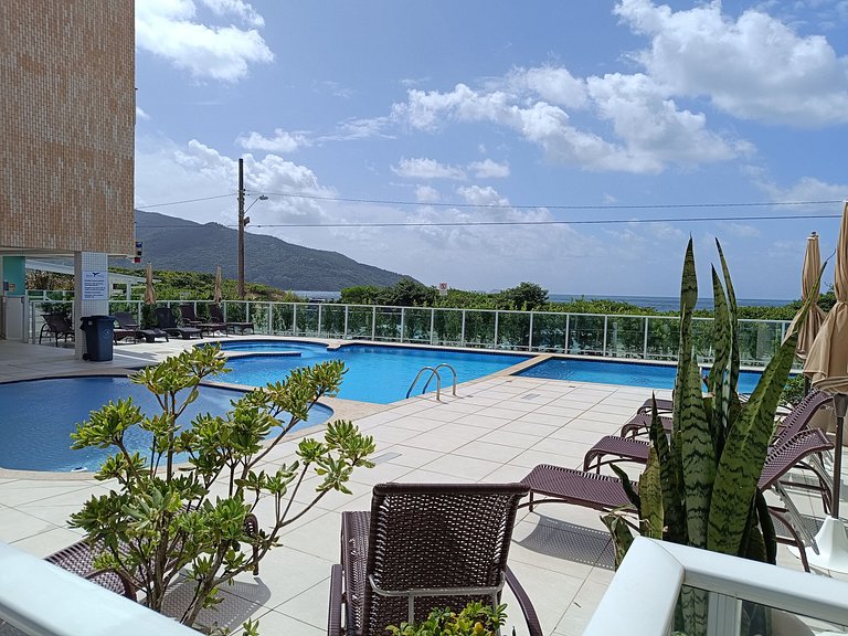 Cobertura vista mar com jacuzzi