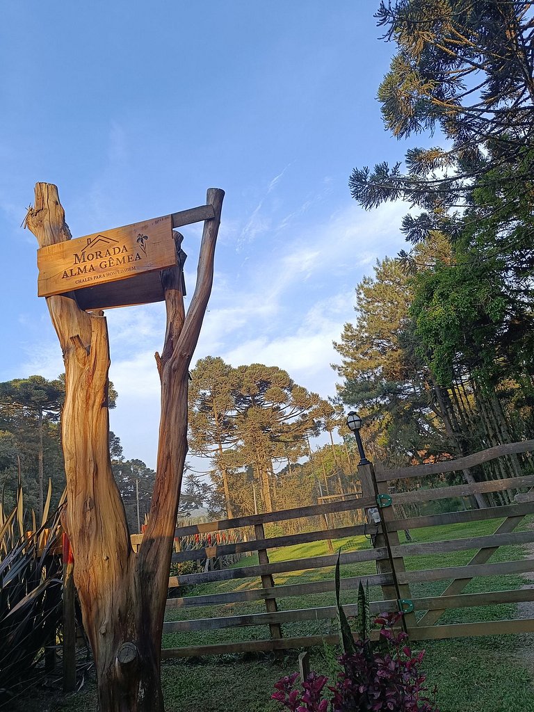 Morada Alma Gêmea Chalé para 2 e mirante