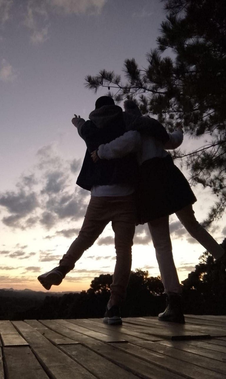 Morada Alma Gêmea chalé para casal e mirante