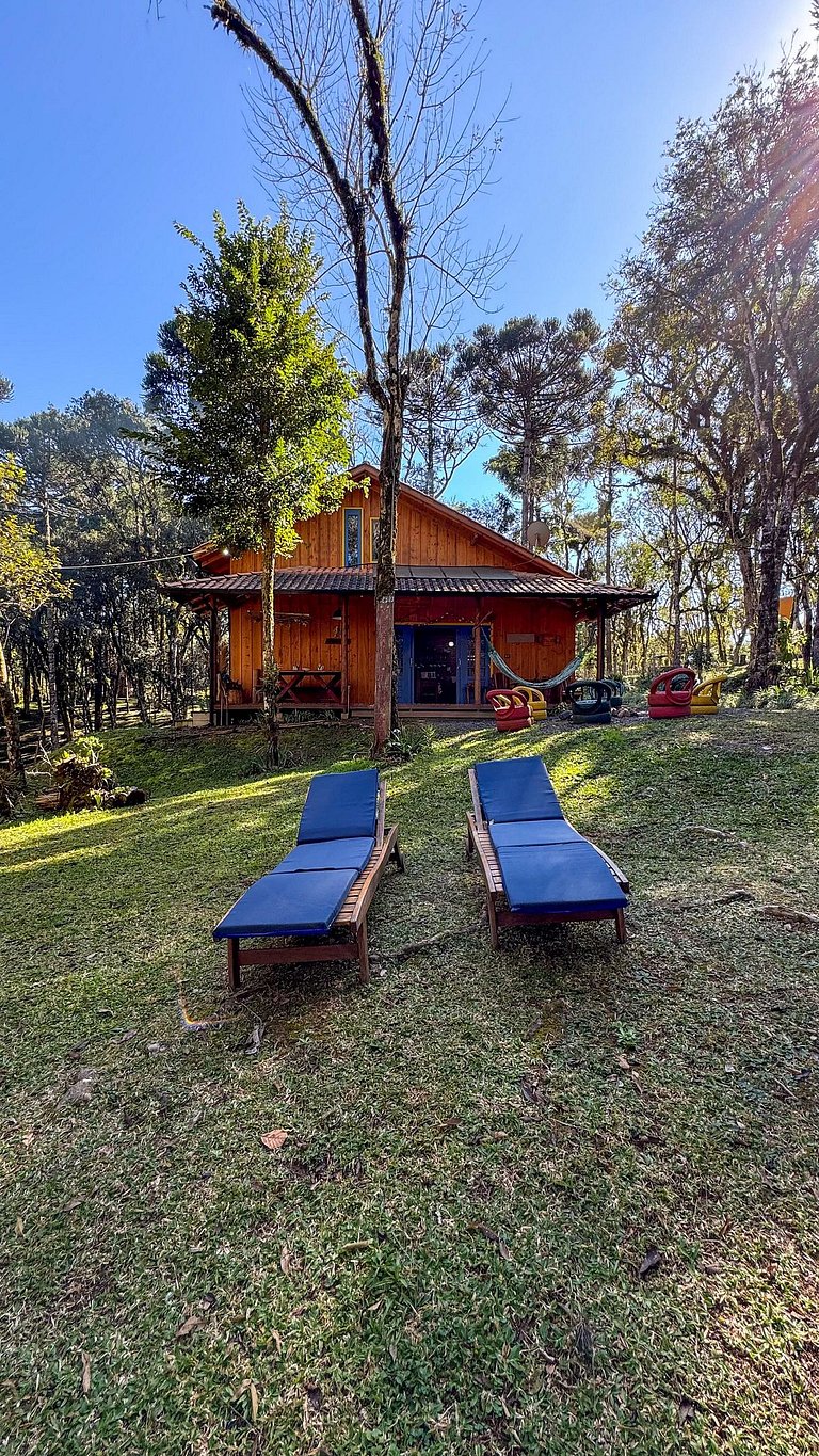 Morada Alma Gêmea chalé para casal e mirante