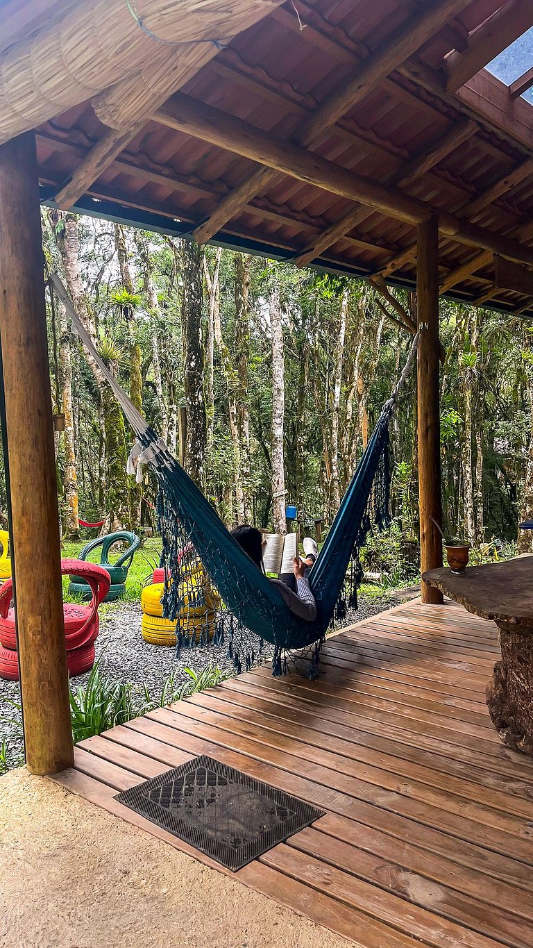 Morada Alma Gêmea chalé para casal e mirante