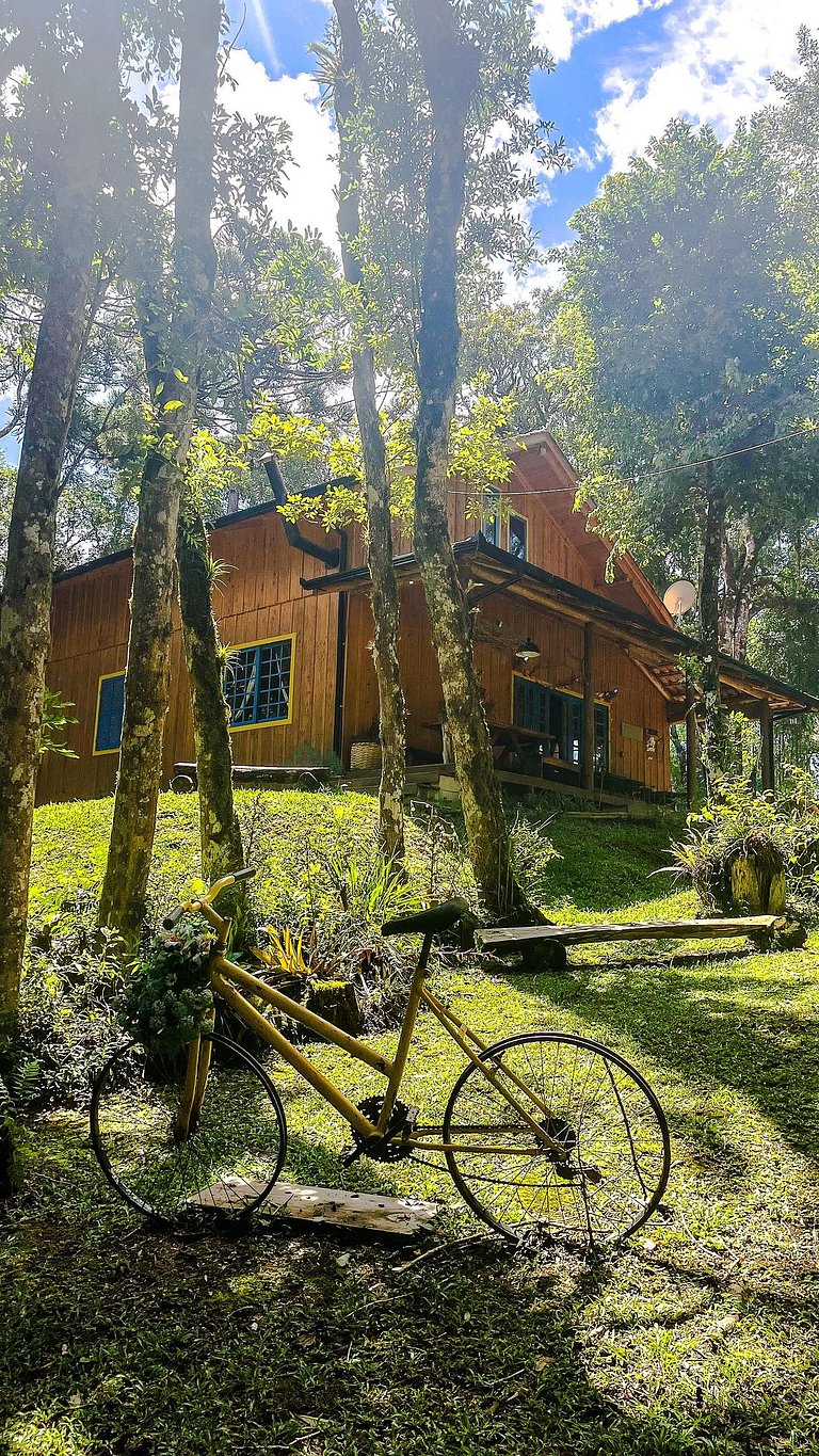 Morada Alma Gêmea chalé para casal e mirante