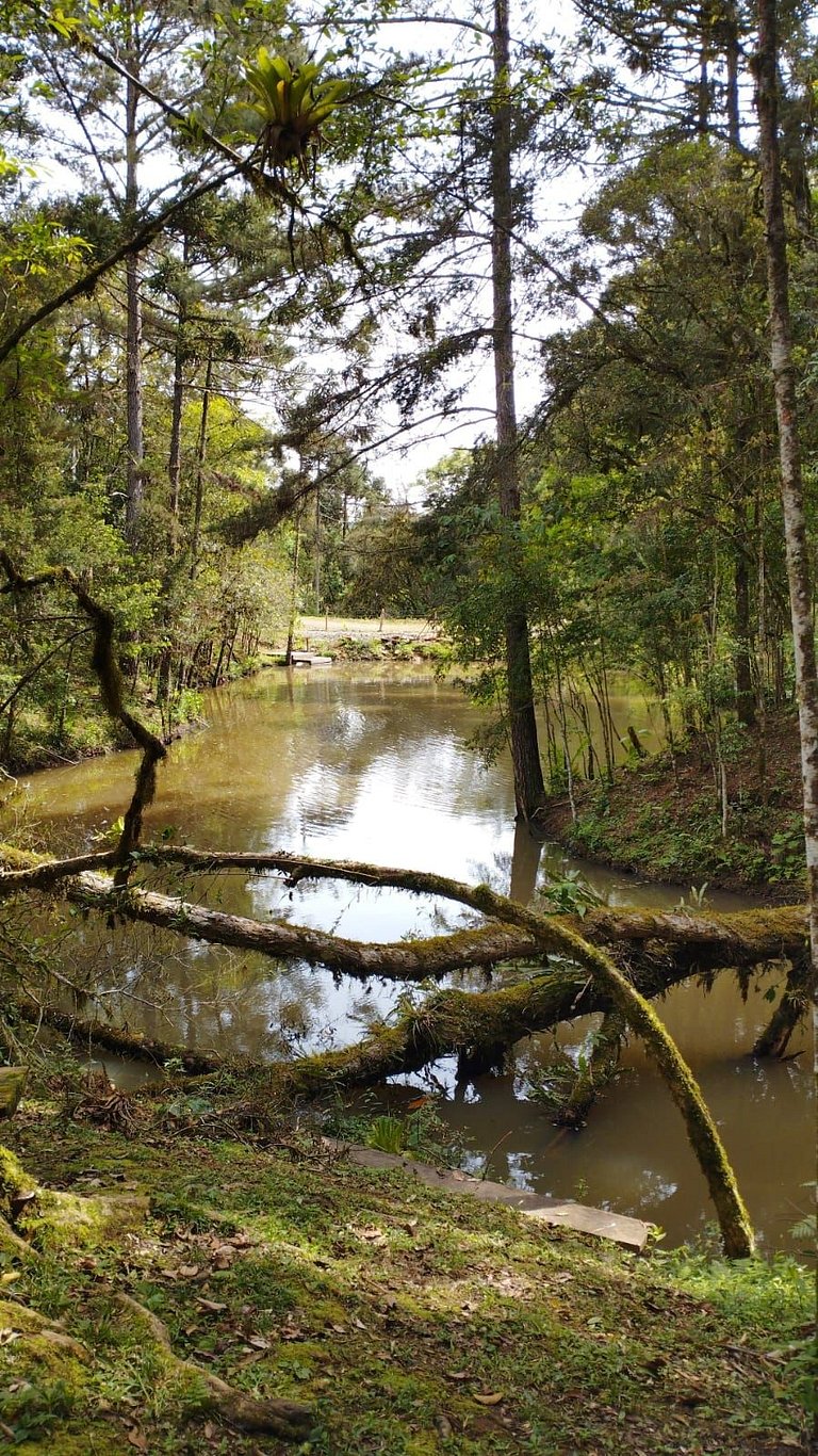 Morada Alma Gêmea chalé para casal e mirante