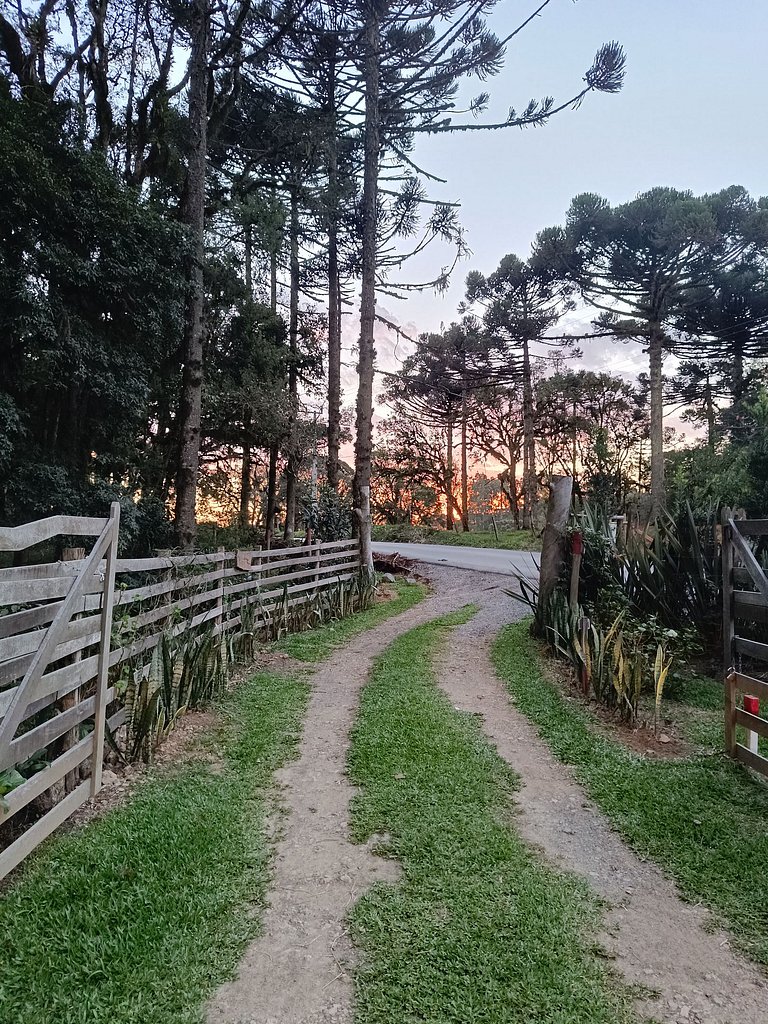 Morada Alma Gêmea chalé para casal e mirante