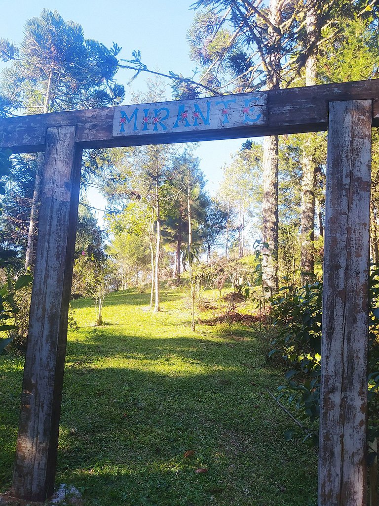 Morada Alma Gêmea chalé para casal e mirante