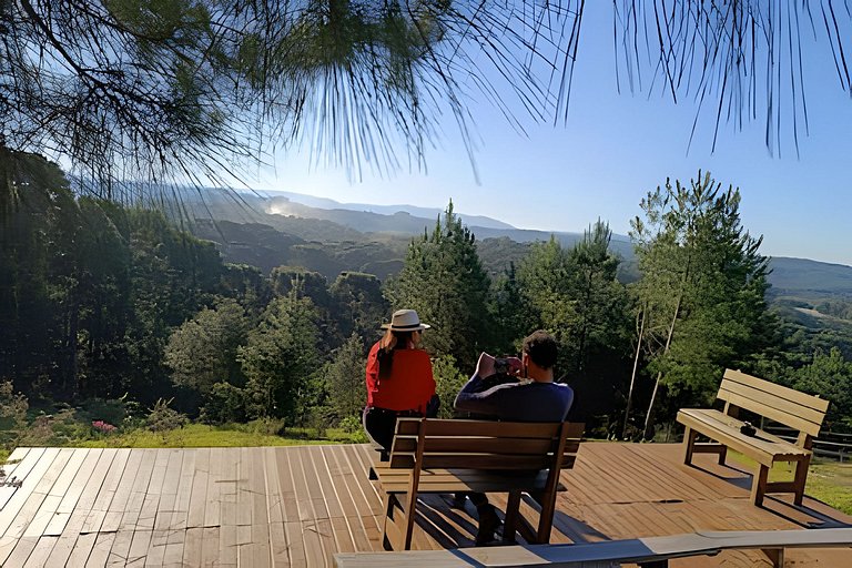 Morada Alma Gêmea Chalé casal hidro e mirante