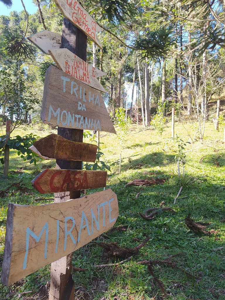Morada Alma Gêmea Chalé casal hidro e mirante